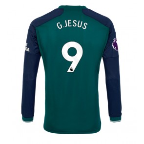 Arsenal Gabriel Jesus #9 Koszulka Trzecich 2023-24 Długi Rękaw